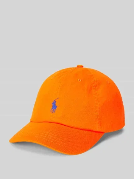 Czapka z daszkiem Polo Ralph Lauren pomarańczowa