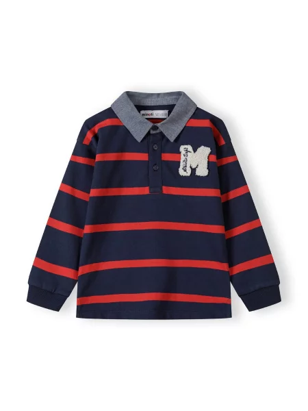 MINOTI Tricou albastru închis roșu
