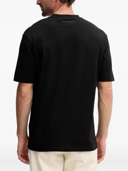 Tricou Karl Lagerfeld cu imagine negru