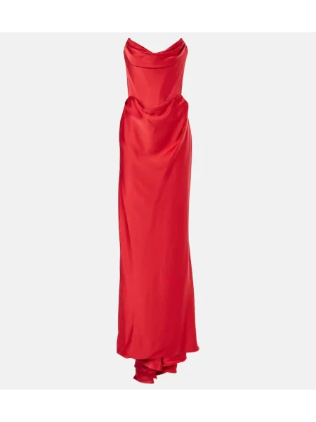 Rochie Vivienne Westwood din satin roșu