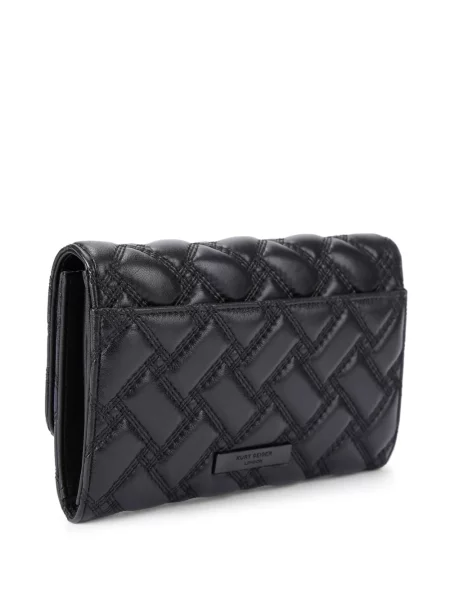 Vėrinys Kurt Geiger London dygsniuotas juoda