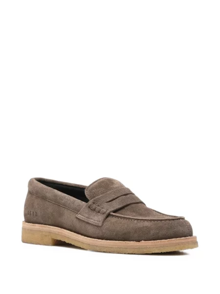 Pantofi loafer Golden Goose din piele de căprioară maro