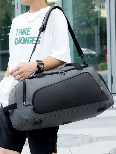 Дорожная сумка Royalbag серая