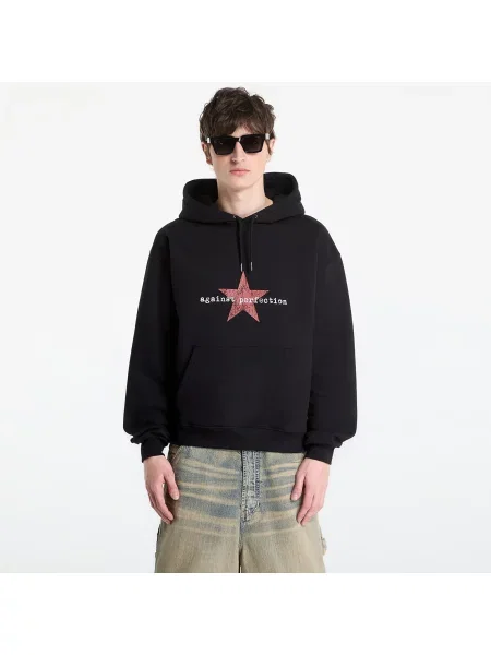 Mikina Wasted Paris M Against Perfection Hoodie Black XL černá