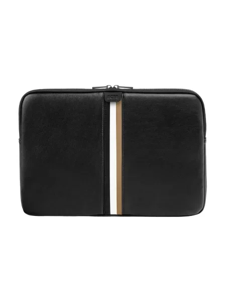 BOSS Taška na notebook Laptop bag Iconic stříbrná