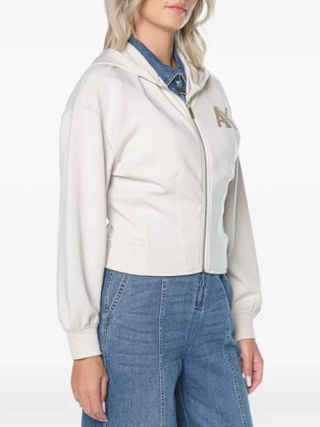 Hanorac cu glugă Armani Exchange cu autograf