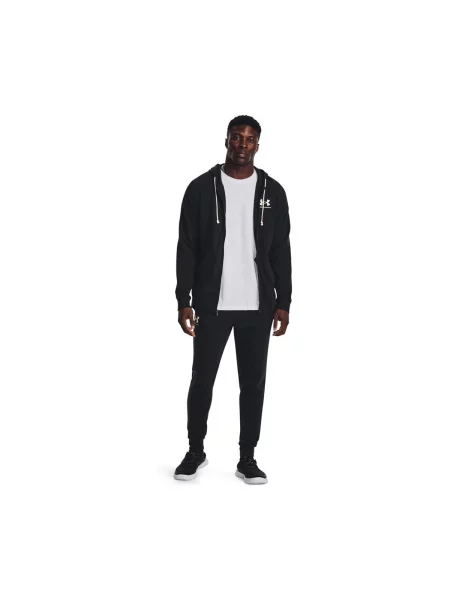 Frotir jogger hlače Under Armour crna