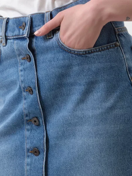 Спідниця Weekend Max Mara блакитна