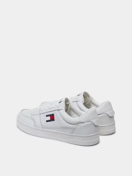 Кожаные ботинки Tommy Hilfiger белые