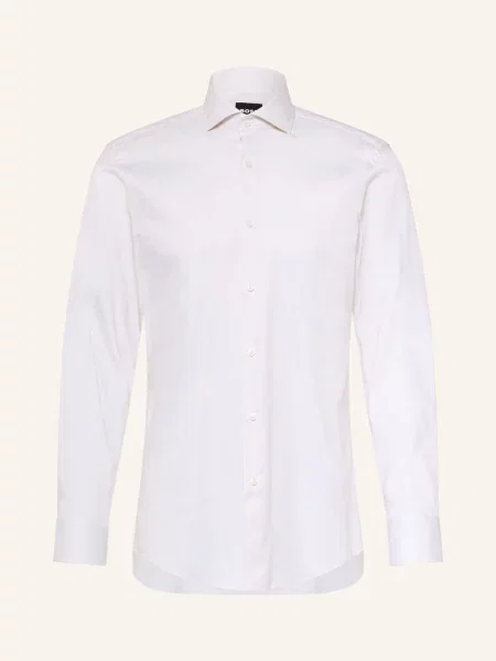Boss Košile Hank Slim Fit krémová béžová