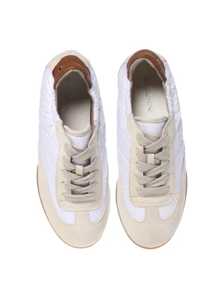 Sneakersy Baldinini zamszowe białe