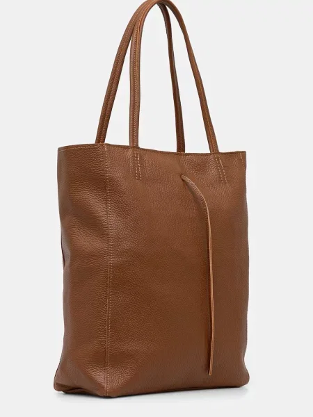 Шкіряна сумочка Answear.LAB коричневий