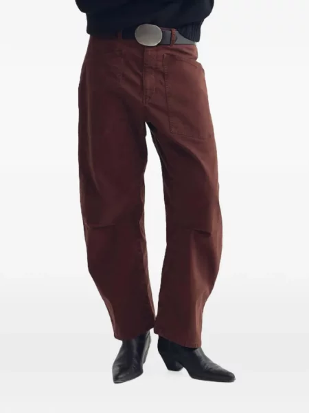 Pantaloni cargo Nili Lotan roșu