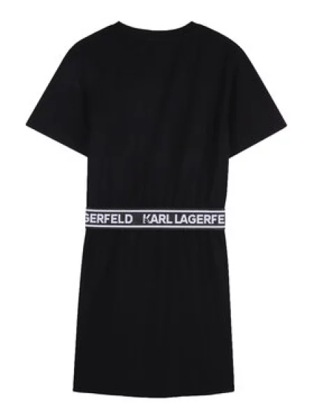 Každodenní šaty Karl Lagerfeld Kids černé