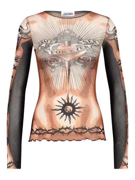 Top Jean Paul Gaultier cu imagine lung