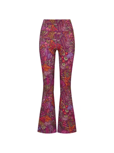 Pantaloni Pip Studio cu model floral roz
