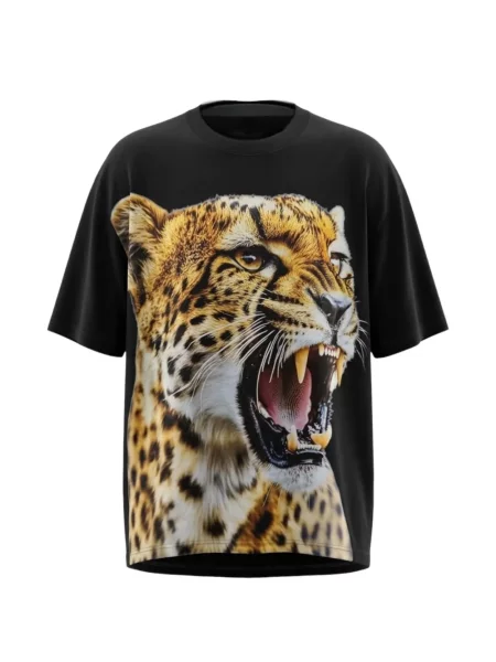 Tricou M4maddmaxx cu imagine negru