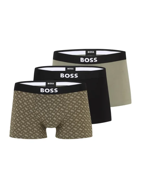 BOSS boxerky pánske Trunk 3P BOSS ONE D čierna