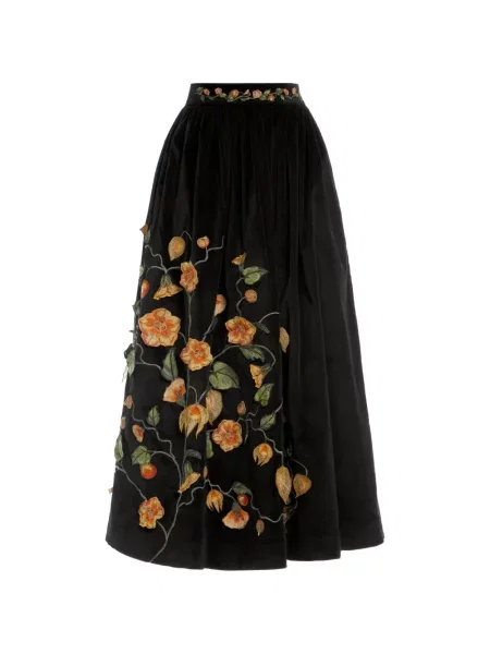 Fusta maxi Agua By Agua Bendita negru