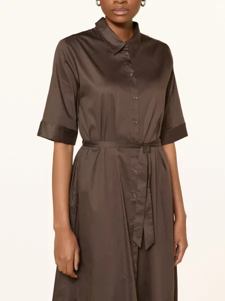 Comma Sukienka Koszulowa braun