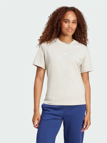 Футболка Adidas бежевая