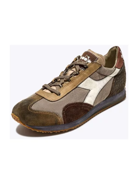 Sneakersy Diadora z kamieniami beżowe