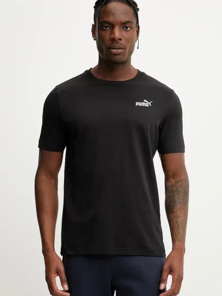 Тениска Puma с апликация черно