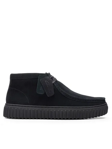 Clarks Зимни обувки Torhill Hi черен