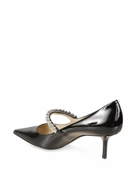 Pantofi cu toc Jimmy Choo din piele negru