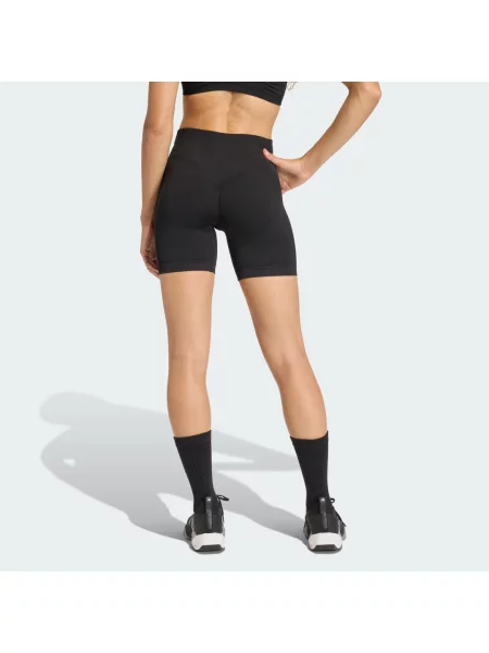 Legginsy Workout Essentials Scrunch z dzianiny o długości wewnętrznej strony nogawki wynoszącej czarne