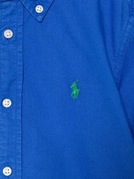 Koszulka polo dziecięca Polo Ralph Lauren niebieska