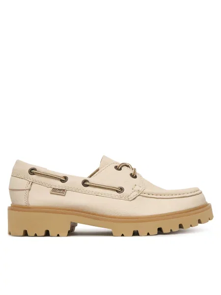 Laisvalaikio batai Clarks Cleyhill Boat. Écru