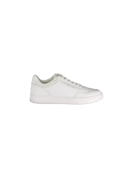 Tommy Hilfiger Sneakersy Th Basket Core Lite Lth biela