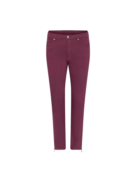 Skinny jeansy skinny C.ro różowe