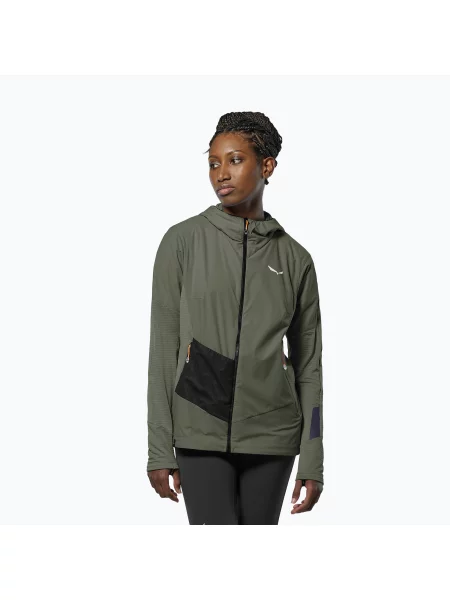 Geacă de vânt pentru femei Salewa Pedroc Polarlite Wind Hood faded green verde