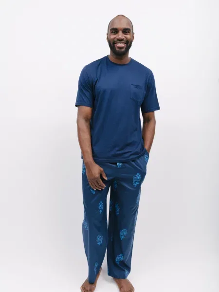 Піжама CYBERJAMMIES Felix бавовна/модал синій