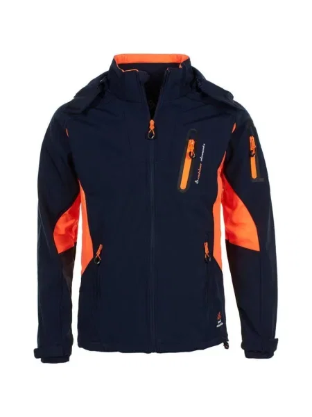 Geacă Peak Mountain softshell albastru