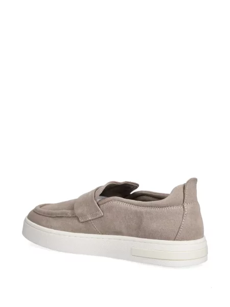 Chiloți Armani Exchange din piele de căprioară slip-on