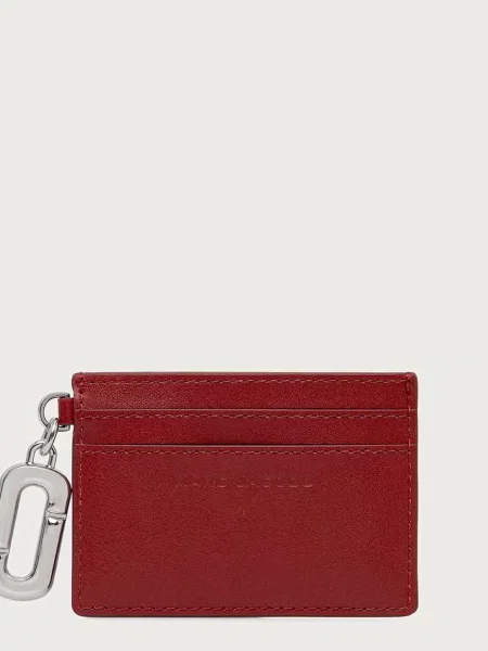 MARC JACOBS etui za kartice usnjeni CARD CASE rdeča