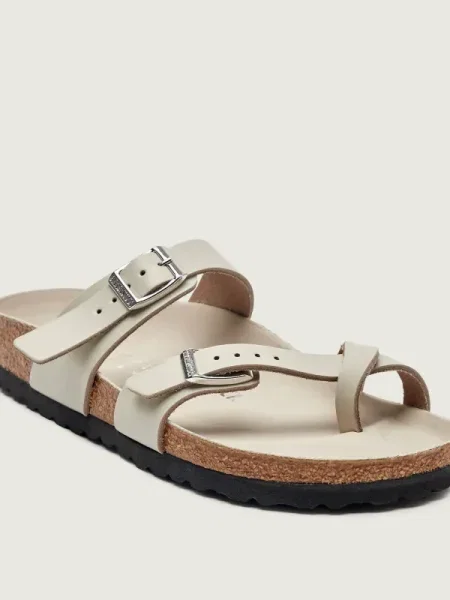 Birkenstock De piele șlapi Mayari LENA | narrow fit bej