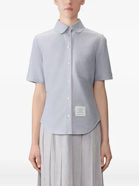 Cămașă Thom Browne scurtă gri