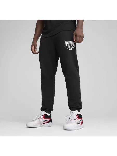 PUMA spodnie dresowe do koszykówki Posterize Akcesoria XL czarny