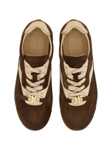 Sneakerși Ferragamo maro