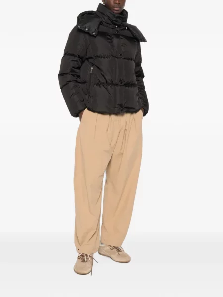Matlasat geacă Moncler negru