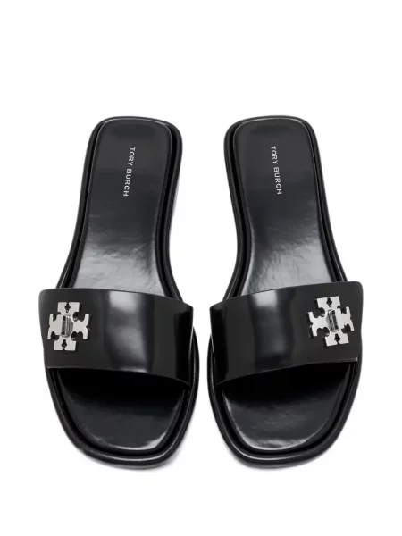 Papuci Tory Burch din piele negru