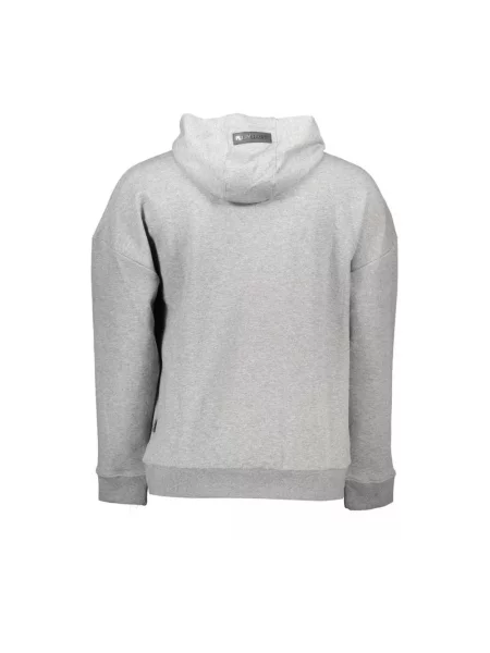 Bluza z kapturem Plein Sport z kapturem szara