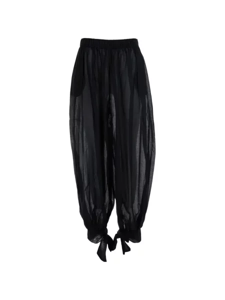 Pantaloni The Andamane cu legături negru