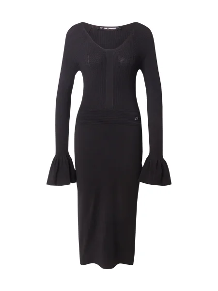 Karl Lagerfeld Rochie tricotat negru
