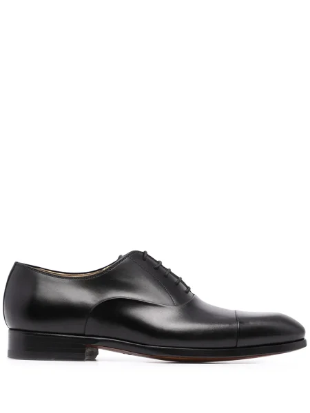 Oxford Magnanni din piele negru