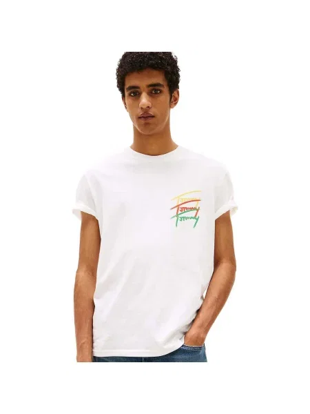 Tricou Tommy Jeans bej